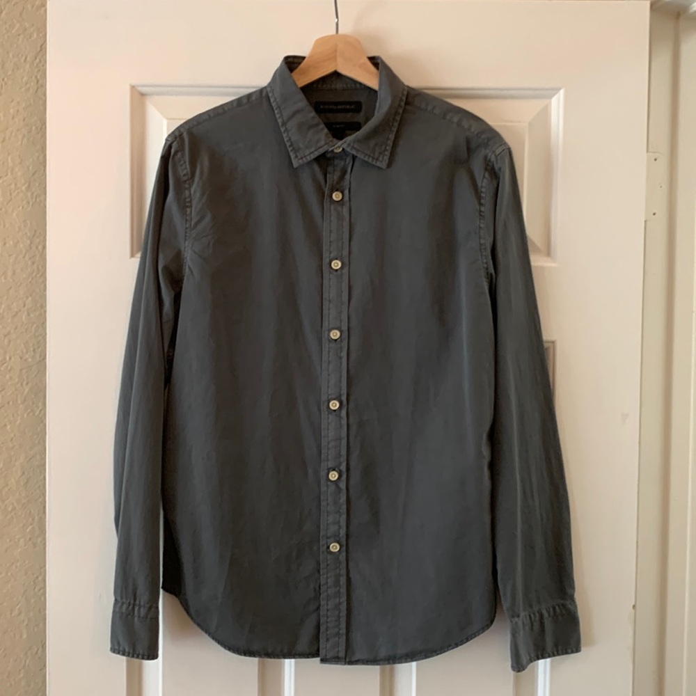 Banana Republic Gray Shirt LS